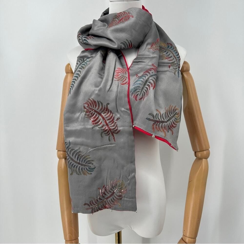The Painted Sole Extraordinary Print Reversible Scarf